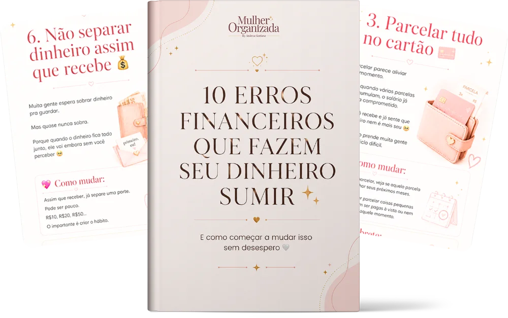 Ebook 10 Erros Financeiros Que Fazem Seu Dinheiro Sumir